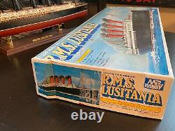 Gunze Sangyo RMS LUSITANIA 1/350 Scale Plastic Model Kit unassembled RARE