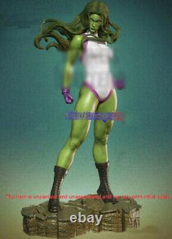 H32cm She-Hulk 1/6 Strong Woman 3D Print Model Kits Unpainted Unassembled GK