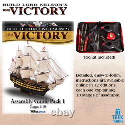 HMS Victory Complete Model Set inc Jig Stand & Tools Build Nelson's Flagship