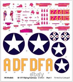 H K Models 01E029 1/32 B-17F with Full Interior & WWII Memphis Belle marking