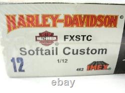 Harley Davidson FXSTC Softail Custom Model Kit Imex 1/12 Scale