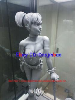 Harley Quinn 1/4 Figure 3D Printing Joker Model Kit Unpainted Unassembled 50cm