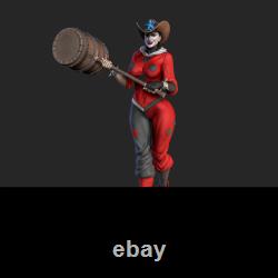 Harley Quinn JOKER Ver Unassembled Unpainted 3D Printing Resin Model Kits