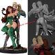 Harley Quinn & Poison Ivy 18 Unpainted Model Kit Unassembled 3D Printing 25cmH
