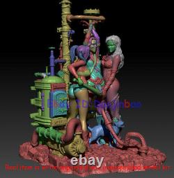 Harley Quinn Poison Ivy 1/16 Figure 3D Print ModelKit Unpainted Unassembled 15cm