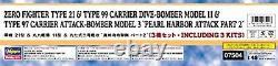 Hasegawa 1/48 PEARL HARBOR ATTACK PART 2 INCLUDING 3 KITS Model kit 07504 JAPAN