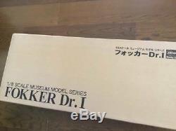 Hasegawa 1/8 Museum model Fokker Dr. I Unassembled rare From JAPAN