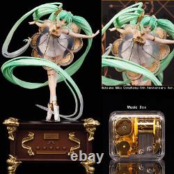 Hatsune Miku 5th anniversary dress hand model anime character music box seat