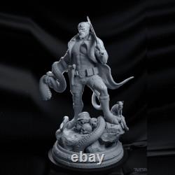 Hellboy Unassembled Unpainted 3D Printing Resin Model Kits Garage Kits