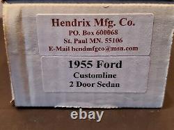 Hendrix Mfg Co 1955 Ford Customline 2 Door Sedan 125 Scale Resin Model Car Kit