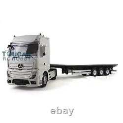 Hercules 1/14 RC DIY Benz 2Axles Tractor Truck Flatbed Lorry Trailer Car Model