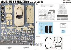 Hobby Design 1/24 Mazda Savannah RX-7 FD Resin Full Kit Veilside from JP 9979