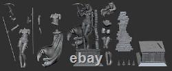 Huntress 3d Printed Model Unassembled Unpainted 1/10-1/4