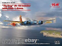 ICM48289 scale 1/48 Jig Dog JD-1D Invader with KDA-1 drone plastic model kit