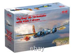 ICM48289 scale 1/48 Jig Dog JD-1D Invader with KDA-1 drone plastic model kit