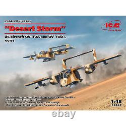 ICM48302 Scale1/48 US Aircraft Bronco OV-10A and OV-10D+ 1991 Plastic Model