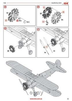 ICM 32053 1/32 The English Patient Airplanes. Movie Tiger Moth and Stearman