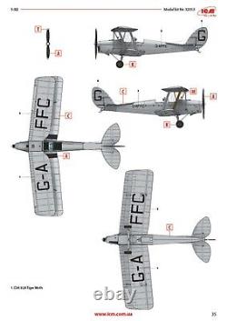 ICM 32053 1/32 The English Patient Airplanes. Movie Tiger Moth and Stearman