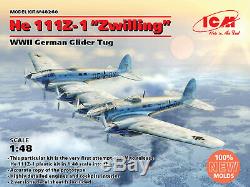 ICM 48260 1/48 He 111Z-1 Zwilling, WWII German Glider Tug Plastic model