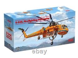 ICM 53060 S-64E, Firefighting Helicopter 135 Scale Plastic Model Kit