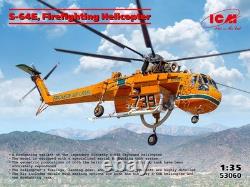 ICM 53060 S-64E, Firefighting Helicopter 135 Scale Plastic Model Kit