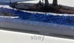 IJN Yamato Super Battleship With Destroyer Escort IJN Sakura 1/700 Scale Model