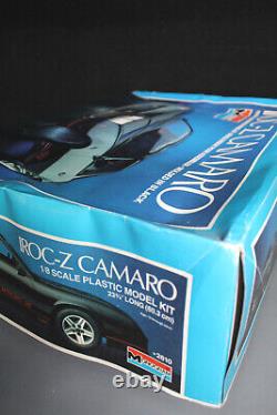 IROC-Z Camaro 18 Scale Plastic Model Kit Monogram 1985 VTG Sealed Parts