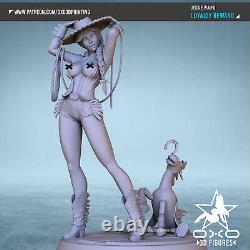 JESSIE WAIFU 3D Printing Unassembled Unpainted Model Kits Resin Garage Kits