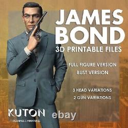 James Bond 007 Resin Model Kit and/or Bust Daniel Craig, Sean Connery 90mm-1/6