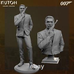 James Bond 007 Resin Model Kit and/or Bust Daniel Craig, Sean Connery 90mm-1/6