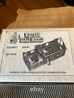 Jamison Creek Hydro Electric Plant-Western Scale Models-Rare HO kit unassembled