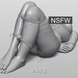 Japanese Bondage 1/8 1/6 1/4 3D Print Model Kit Unpainted Unassembled NSFW