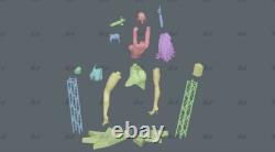 Jem Unassembled Unpainted 3D Printing Resin Model Kits Garage Kits