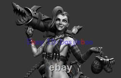 Jinx 1/8 Figure 3D Print Model Kit Unpainted Unassembled GK 31CM