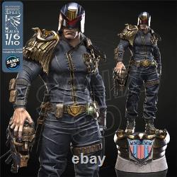 Judge Dredd 3D Printing Unassembled Unpainted Resin Garage Kits Model Kits