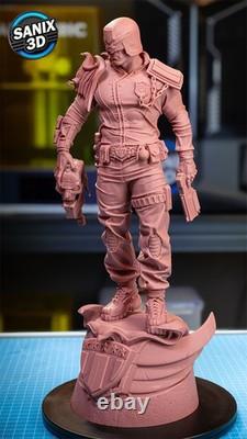 Judge Dredd 3D Printing Unassembled Unpainted Resin Garage Kits Model Kits