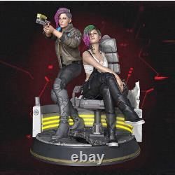 Judy VS Brigitte Unassembled Unpainted 3D Printing Resin Model Kits Garage Kits