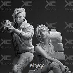 Judy VS Brigitte Unassembled Unpainted 3D Printing Resin Model Kits Garage Kits