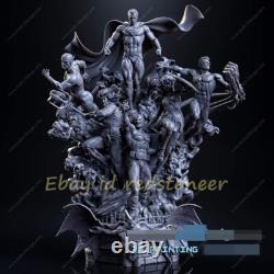 Justice League 3D Print 1/6 Unpainted Unassembled Resin Figure Model Kits
