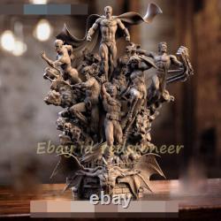 Justice League 3D Print 1/6 Unpainted Unassembled Resin Figure Model Kits