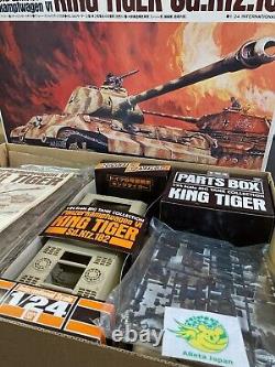 King Tiger Sd Kfz 182 Bandai German Heavy Tank 6 Remote Control Model kit 1/24