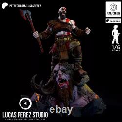 Kratos 3D Printing Unassembled Unpainted Model Kits Resin Garage Kits
