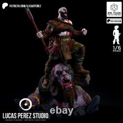 Kratos 3D Printing Unassembled Unpainted Model Kits Resin Garage Kits