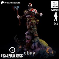 Kratos 3D Printing Unassembled Unpainted Model Kits Resin Garage Kits