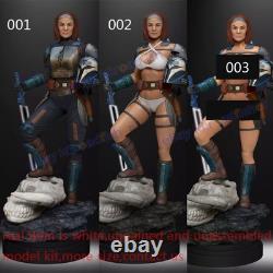Kryze Sci-Fi Lady 1/8 1/4 1/3 1/2 Model Kit Unpainted Unassembled 3D Print 3 Ver