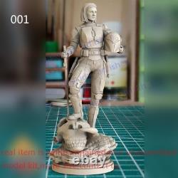 Kryze Sci-Fi Lady 1/8 1/4 1/3 1/2 Model Kit Unpainted Unassembled 3D Print 3 Ver