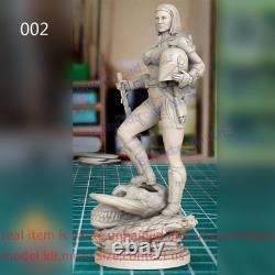 Kryze Sci-Fi Lady 1/8 1/4 1/3 1/2 Model Kit Unpainted Unassembled 3D Print 3 Ver