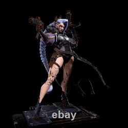 LOL Jinx Unpainted Resin Model Kits Unassembled 3D Printed 1/6 Scale 31cm