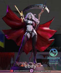 Lady Death Unassembled Unpainted 3D Printing Resin Model Kits Garage Kits