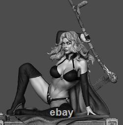 Lady-Death Unassembled Unpainted 3D Printing Resin Model Kits Garage Kits